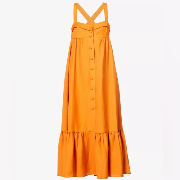 Sandro Tulipe gathered midi dress - Picture 4 of 8